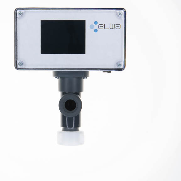 Front view (Display off) with measuring cell